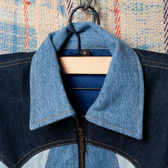 Upcycled levis denim jacket - Picture 4 of 7